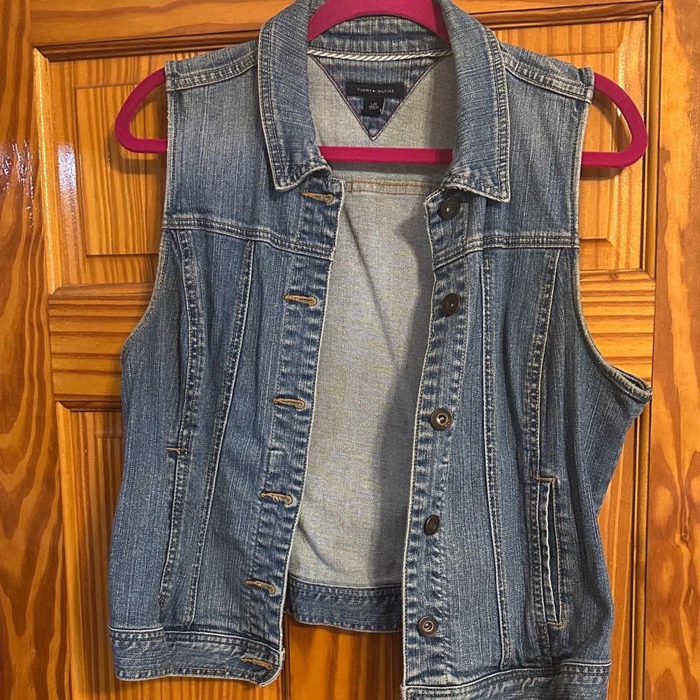 Tommy Hilfiger Blue Denim Vest